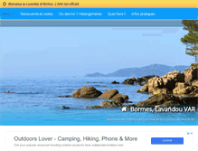 Tablet Screenshot of lavandou-bormes.com